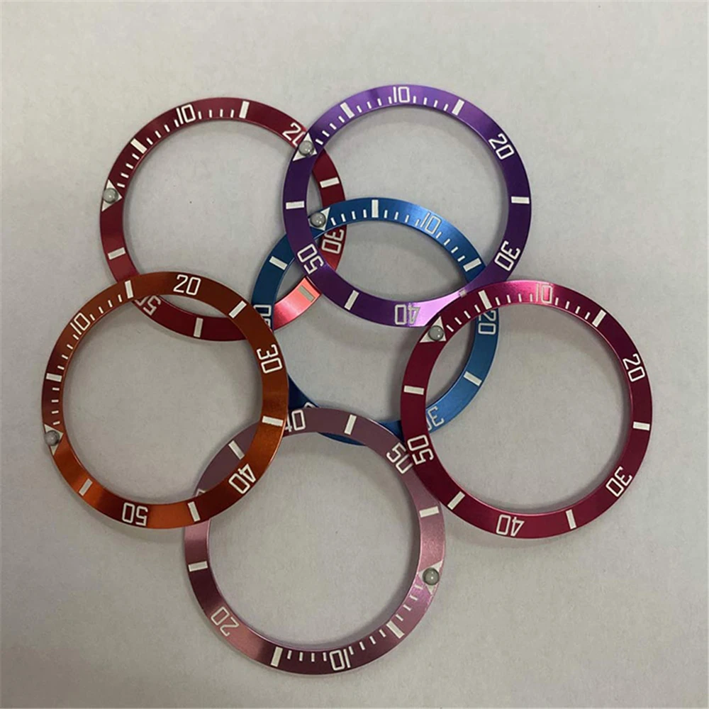 

38mm Aluminum Watch Bezel Ring Inner Diameter 30.8 for 40mm SUB Watch Case Parts