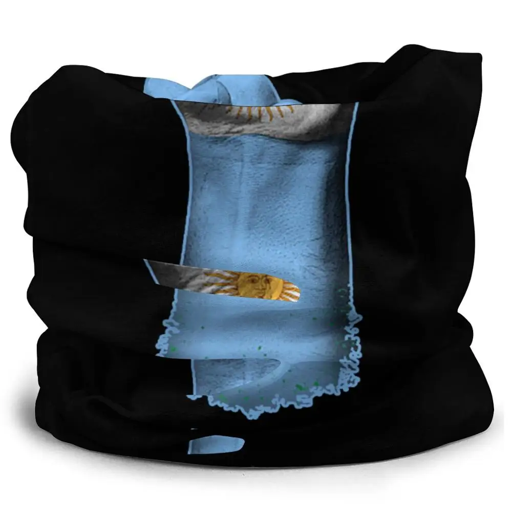 Флаг Аргентины на поднятый сжиженный кулак банданы шарф сделай сам для взрослых