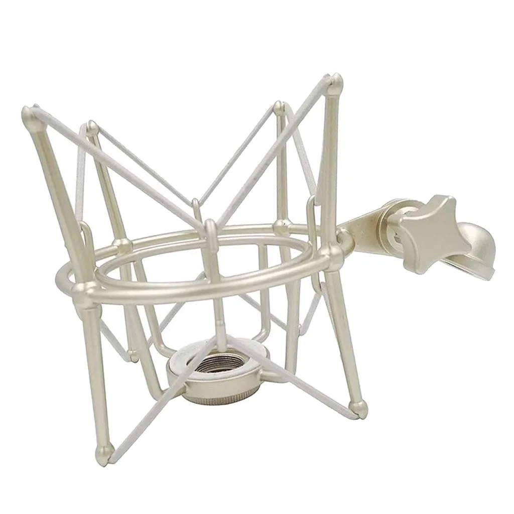 Серебряный микрофон Mic Shock Mount держатель для звукозаписи студии