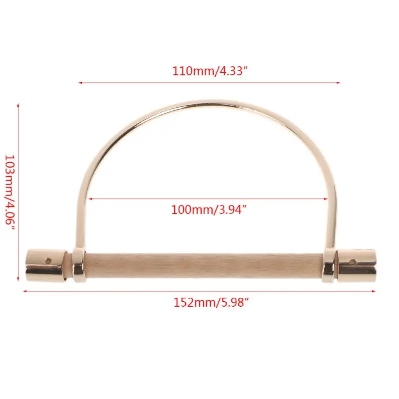 

Elegant Bag Handle ReplaceMant for Handbag Purse Tote Shoulder Bags DIY Making Accessories