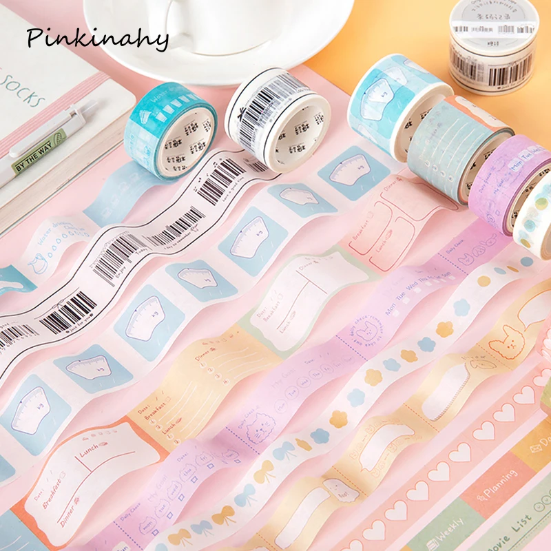 Креативные записи этикеток записываемая васи лента Набор DIY украшения