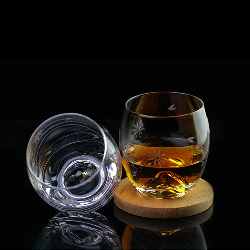 Японское кристаллическое крепление Edo старомодный стеклянный стакан для виски