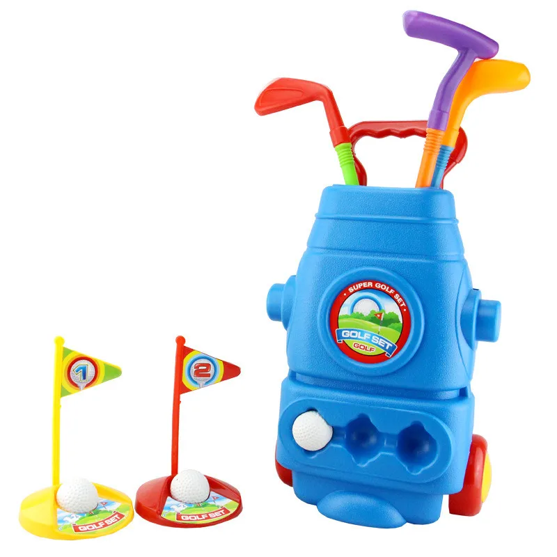 [Забавный] детский спортивный мяч для гольфа набор игрушек гольф-клубов можно