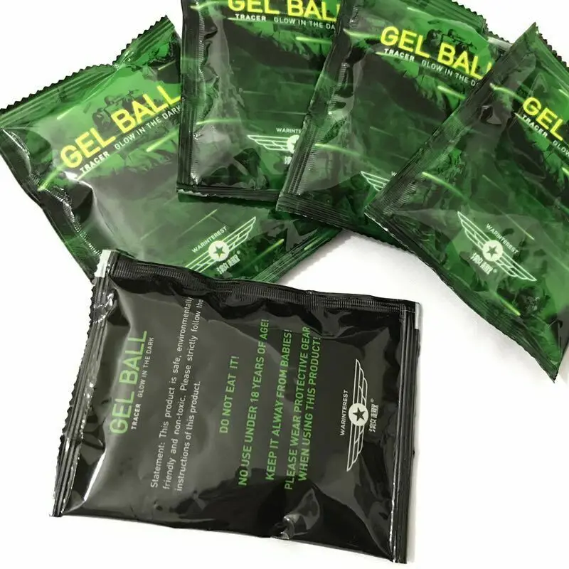 Светящийся гель-бластер 7-8 мм люминесцентный шар для игрушечного пистолета