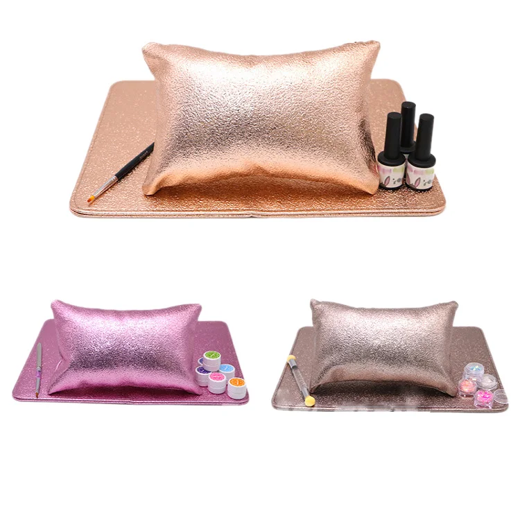 3 вида цветов профессиональная Подушка для ногтей держатель подушки красочный