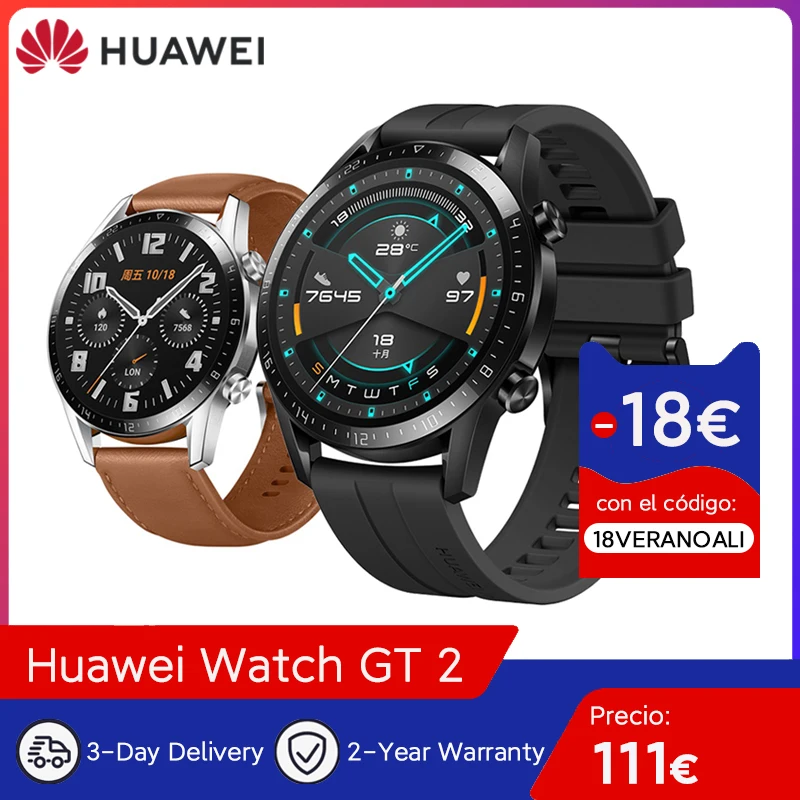 Смарт часы HUAWEI GT 2 GT2 для мужчин и женщин спортивные с фитнес трекером функцией