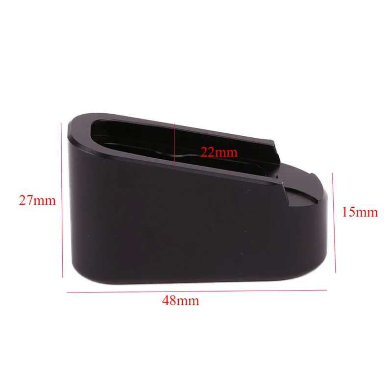 Magazine+1+2 Extension For The Glock 43 Plus 1 Or Plus 2 Machined Magazines Base Pad Extension Glock h2