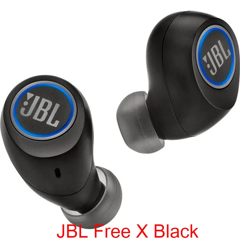 JBL Free X настоящие беспроводные наушники дистанционный микрофон Fone De Ouvido Jbl оригинальные наушники Bluetooth Bass Para Celular наушники гарнитура - Цвет: JBL Free X Black