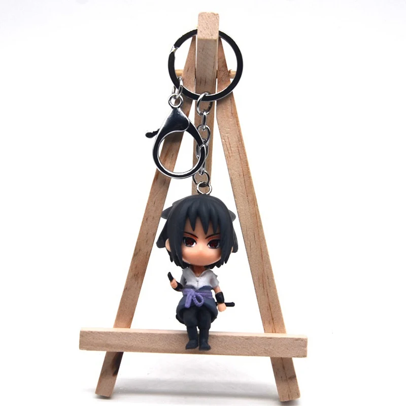 Брелок для ключей в стиле аниме Наруто Гаара Учиха Саске детская игрушка подарок