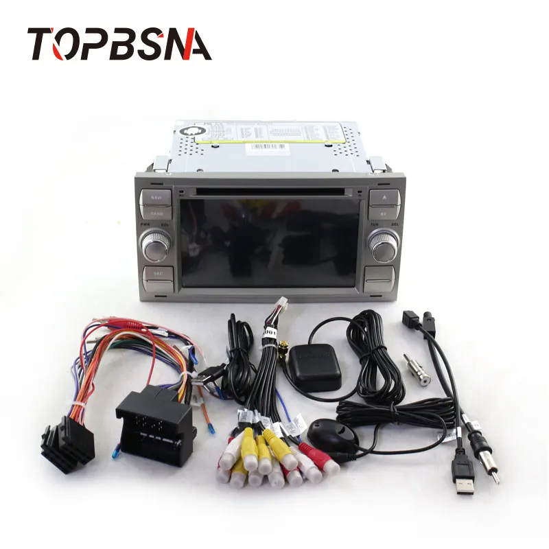 TOPBSNAAndroid 10 Автомобильный мультимедийный плеер для Ford Mondeo S-max Focus C-MAX Galaxy Fiesta transit