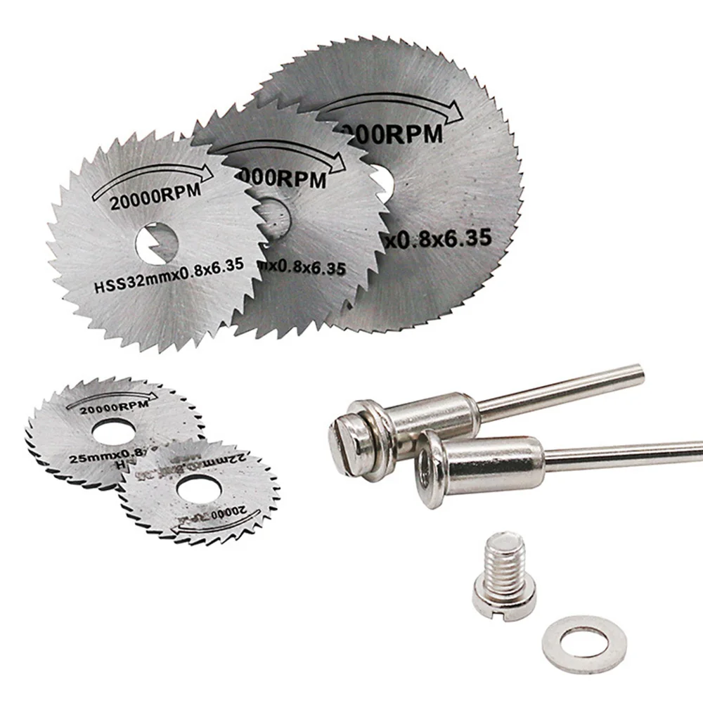 Мини HSS Циркулярный Hojas De Sierra лезвие лобзик пилы роторный инструмент для Dremel мощность металла резак древесины режущий инструмент набор дисков