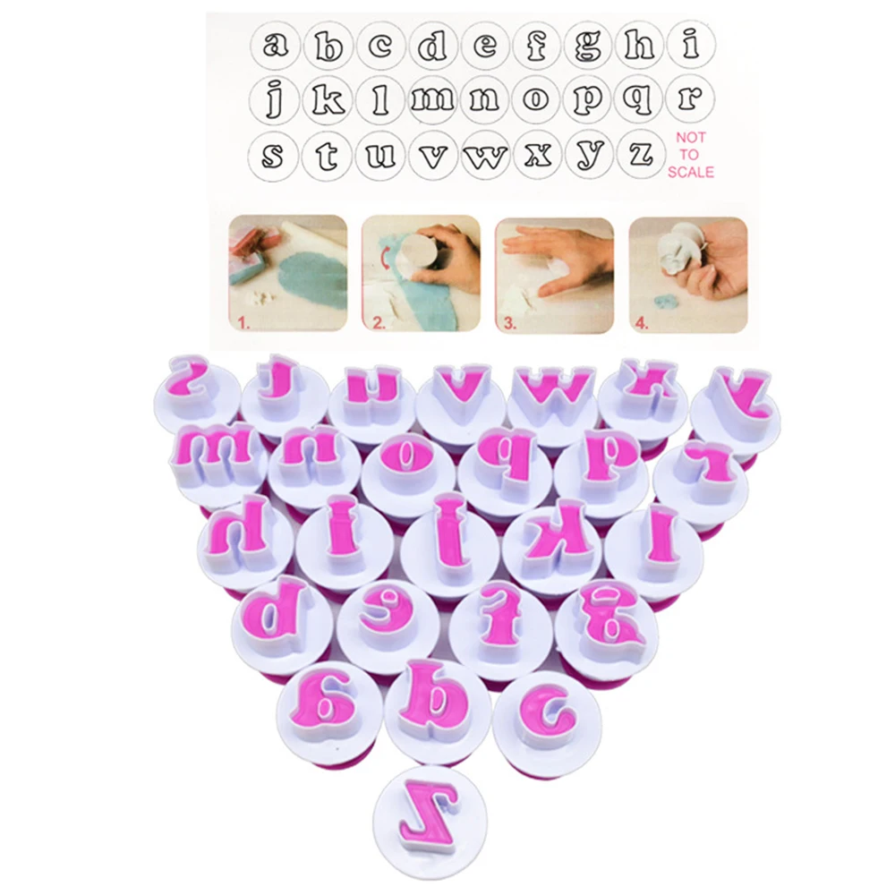 2019 креативные силиконовые формы Алфавит шоколадный помадка торт Декор 3D