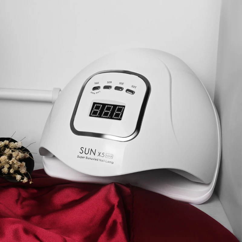 80 Вт лампа для сушки гель лака светодиодная Сушилка ногтей с ЖК дисплеем 45 шт.