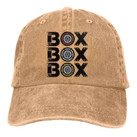 adjustable solid color baseball cap box box box f1 tyre compound v2 washed cotton formula 1 f1 sports woman hat