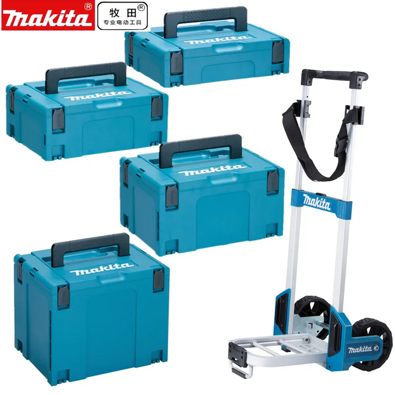Makita tool box Tools suitcase case MakPac Connector No.1 No.2 No.3 No.4 Storage Toolbox bandage trolley for drill | Инструменты