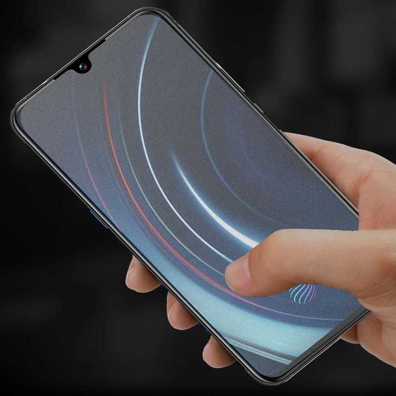 Закаленное стекло Exunton для Huawei P30 Lite Nova 4e полностью покрывающее матовое