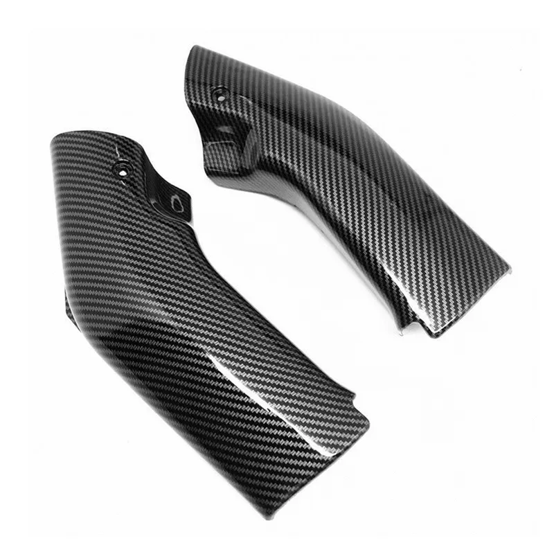 Fit For Kawasaki NINJA ZX6R 2000-2002 Carbon fiber paint Front Side Dash RAM Air Duct Cover Fairing | Full Kits