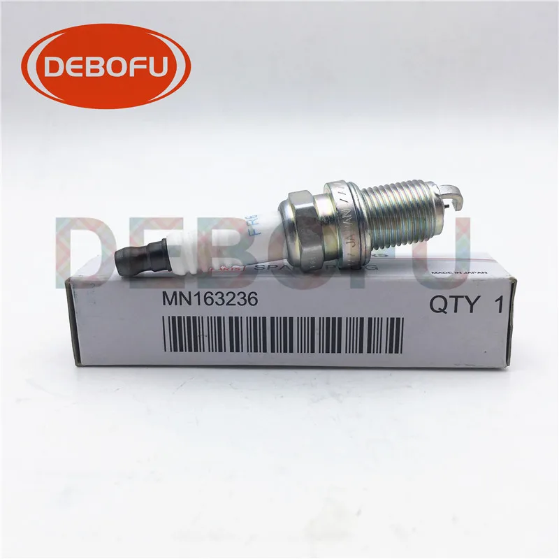 

4 шт./лот Свеча зажигания FR6EI MN163236 для применимого Outlander 4B11 Mitsubishi Eclipse Endeavor Galant Lancer K.M