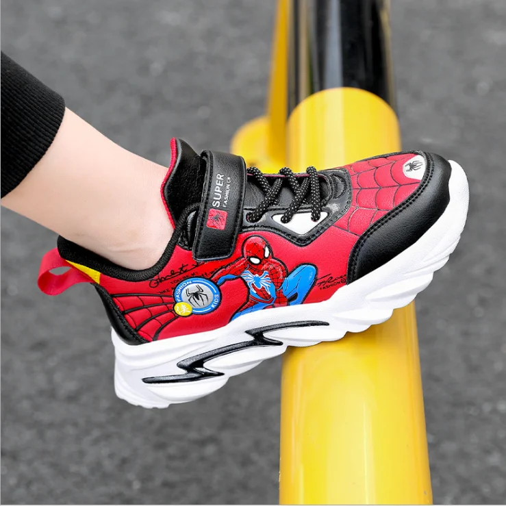 Детские кроссовки человек-паук летняя детская обувь для мальчиков мягкая