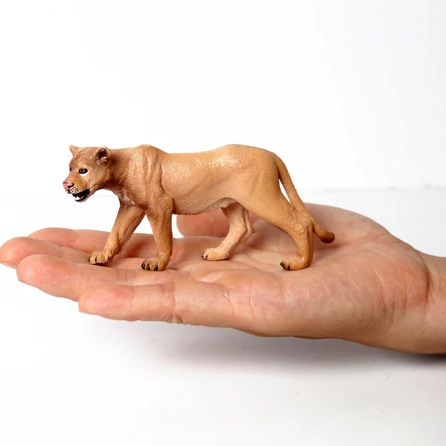 Подлинные дикие животные Kingdom White tigeress leopard Lion panther фигурки животных с кубиками