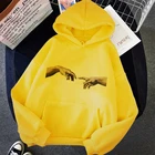 Модные женские свободные толстовки, свитшоты, пуловеры оверсайз на сезон осень-зима, Повседневная универсальная куртка с капюшоном и длинным рукавом, теплая куртка с карманами