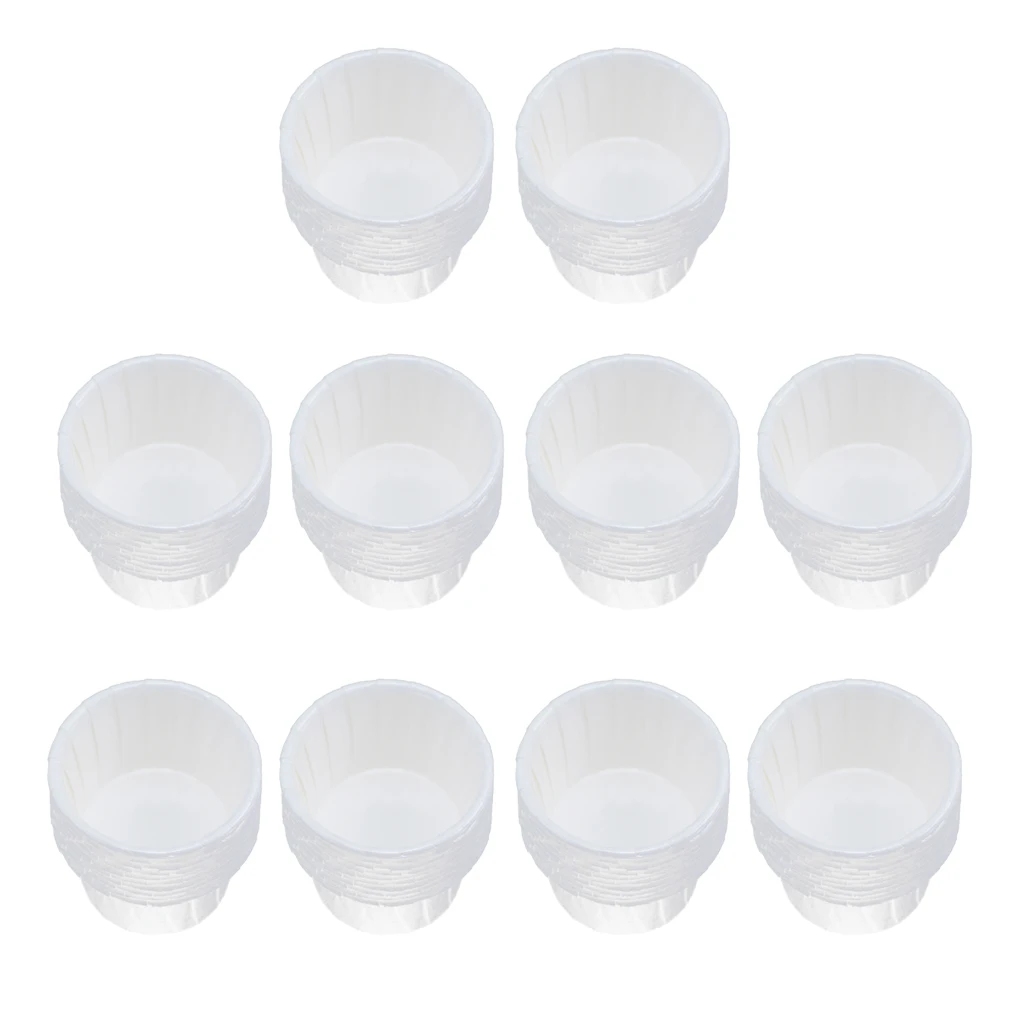

100 Pieces Wax Bowl Paper Film Hard Wax Hair Removal Bean Bowl