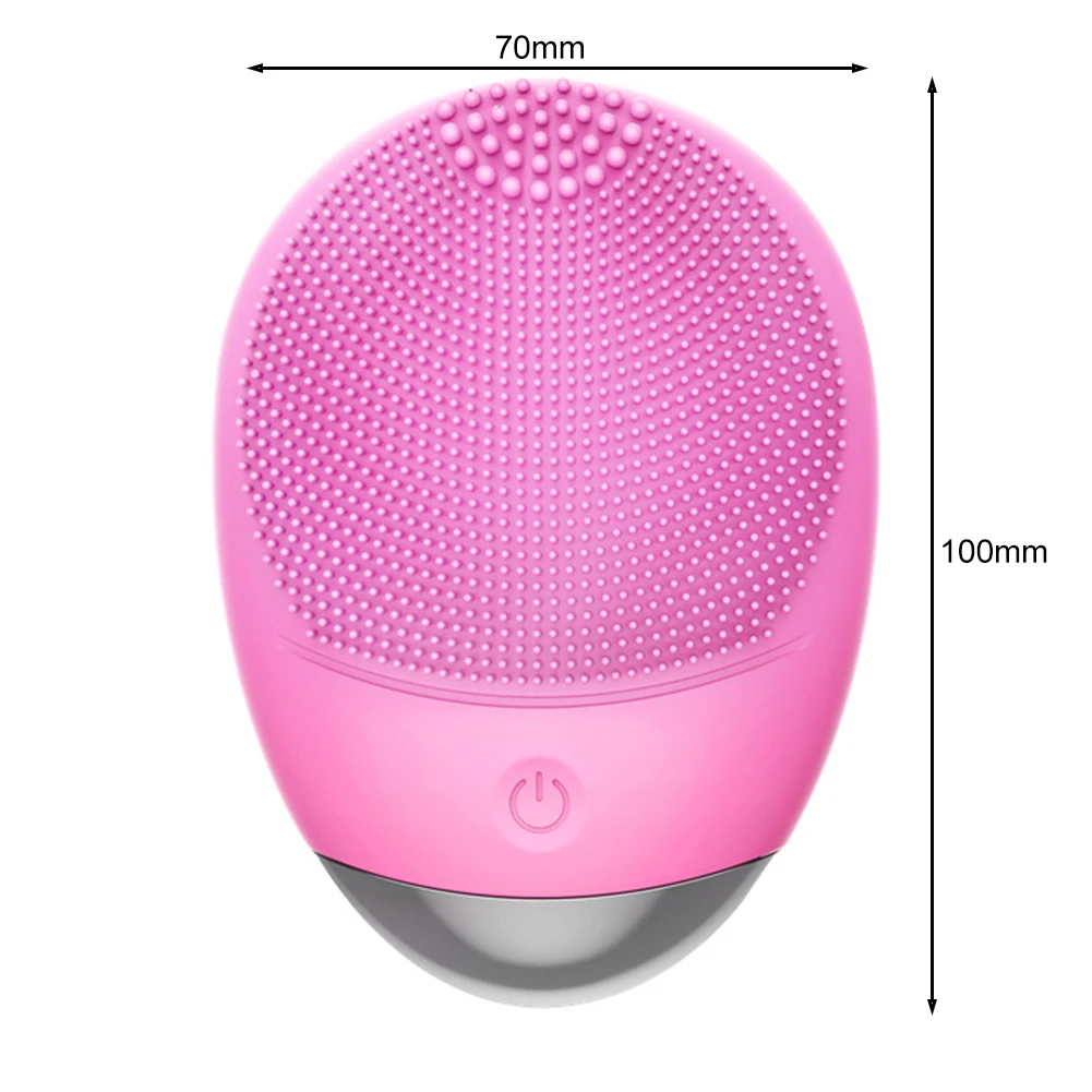 

Ultrasonic Soft Face Cleaner Skin-friendly Pore Removal Electric Massager Face Washing Massage Instrument