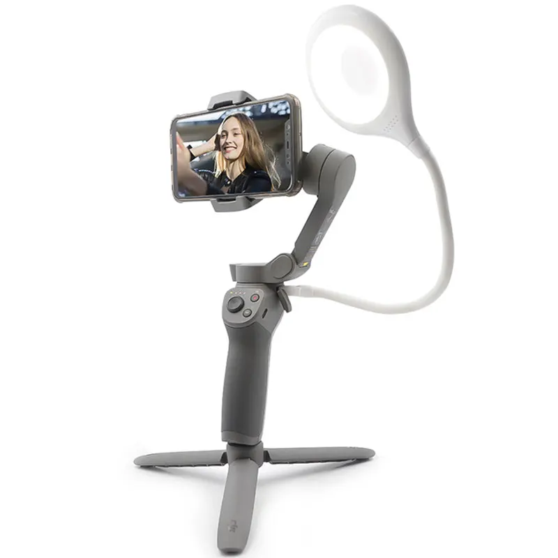 Портативный штатив DJI OSMO Mobile с 3 светодиодами | Электроника