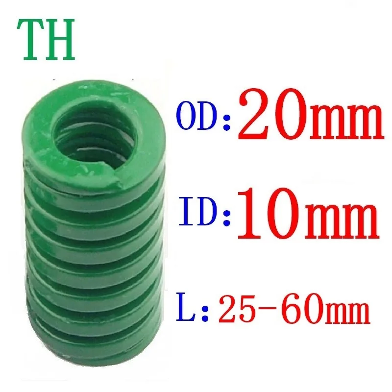 Флюоресцентная спиральная штамповочная пружина зеленая 1 шт. Od 20 мм Id 10 длина 20-60 |
