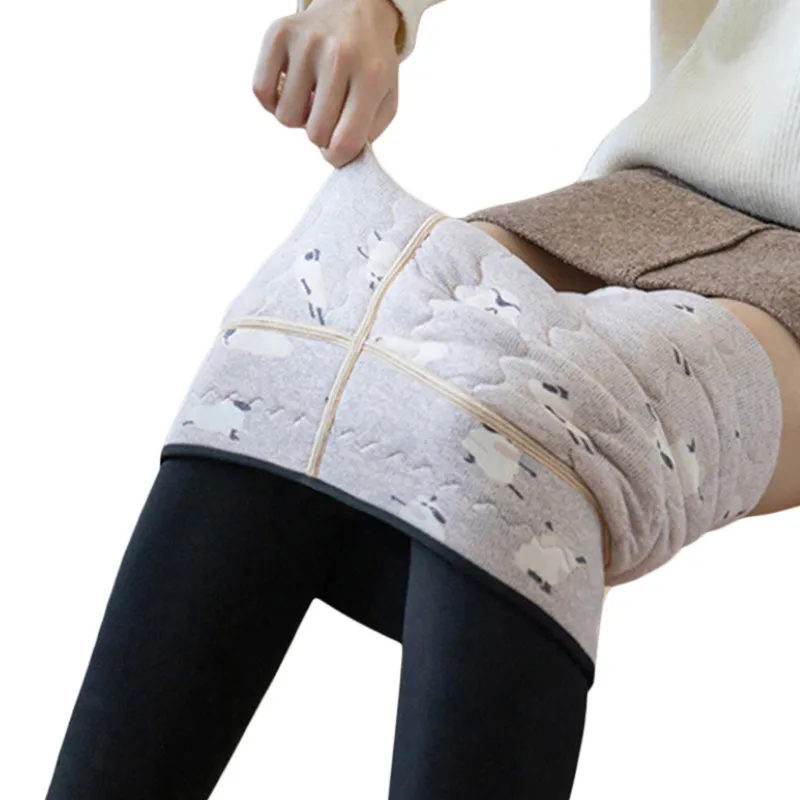 

Women's Warm Fleece Lined Winter Leggings, High Waist Tights Thermal Warm Pants