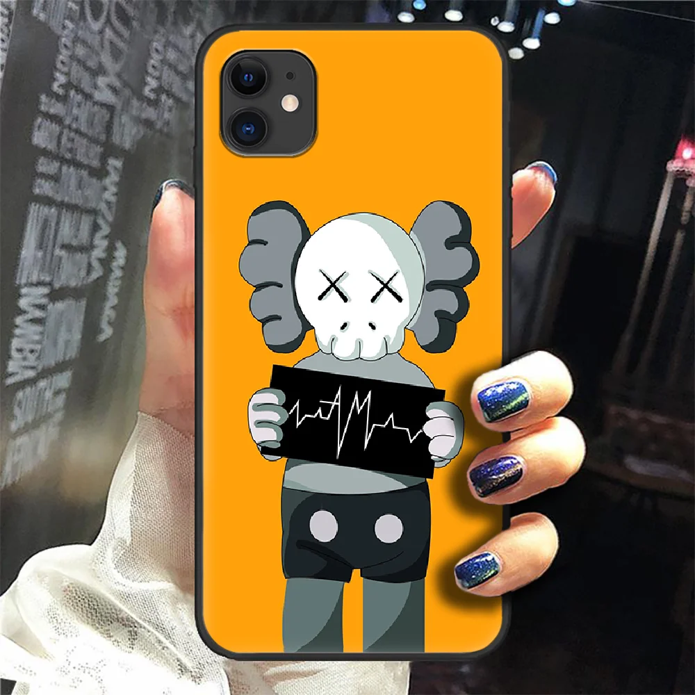 

Super Kaw Boys Phone Case For Iphone 5 5S SE 2020 6 6S 7 8 Plus 11 12 Mini X XS XR Pro Max black Funda Painting Prime Pretty