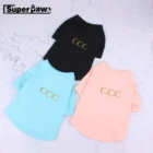 Модная летняя футболка, жилет, одежда для домашних животных, одежда для собак, одежда для мопса, Тедди, шнауцер, чихуахуа, корги, костюм, Прямая поставка GKC19