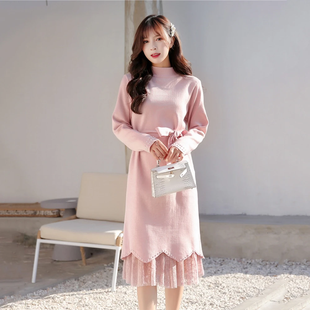 Элегантное платье миди с кружевным плетением и бусинами облегающее винтажное