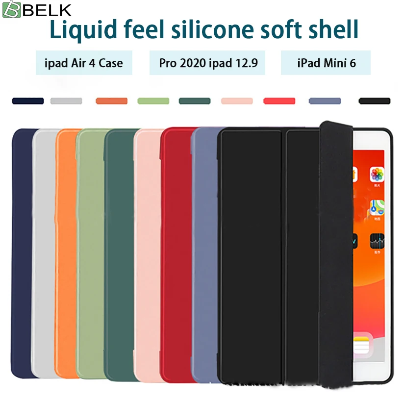 Чехол Belk для ipad Air4 защитный чехол мягкий Pro 11 2021 поколения Mini6 силиконовый 12 9 дюйма