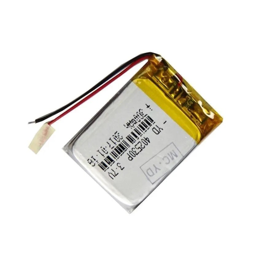 Аккумулятор универсальный 402530p 3 7v Li-Pol 300 mAh (4*25*30 mm) | Аккумуляторы
