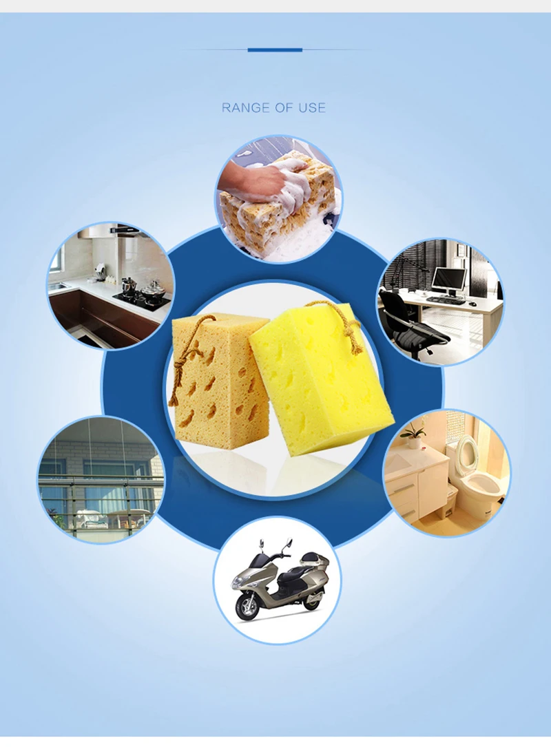 1 шт. Автомобильная моющая Чистящая Супер Абсорбирующая губка макропористая блок