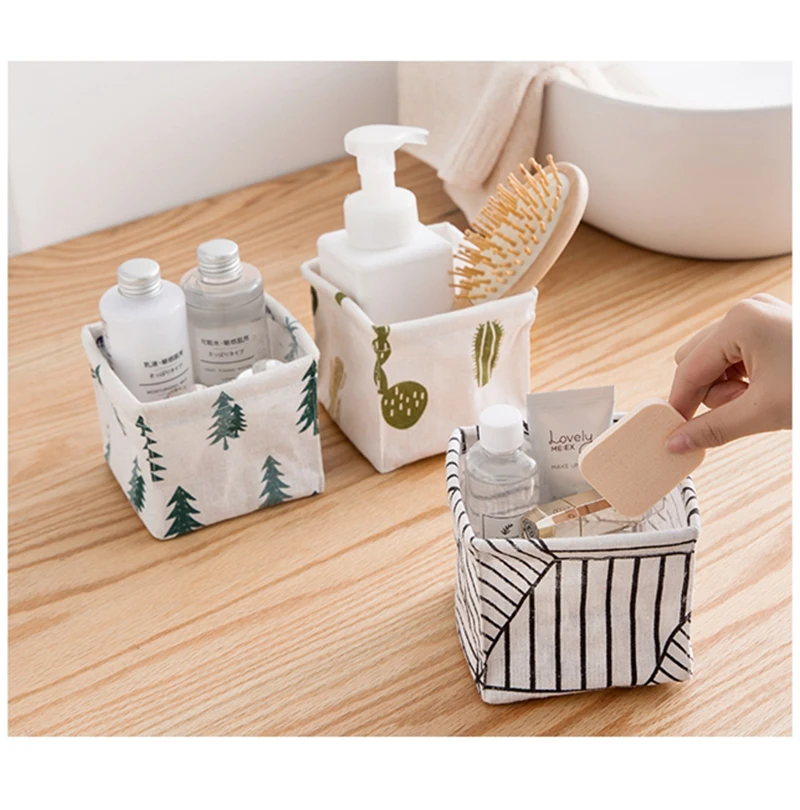 2020 новая настольная корзины ручной работы для хранения корзина ткань Органайзер