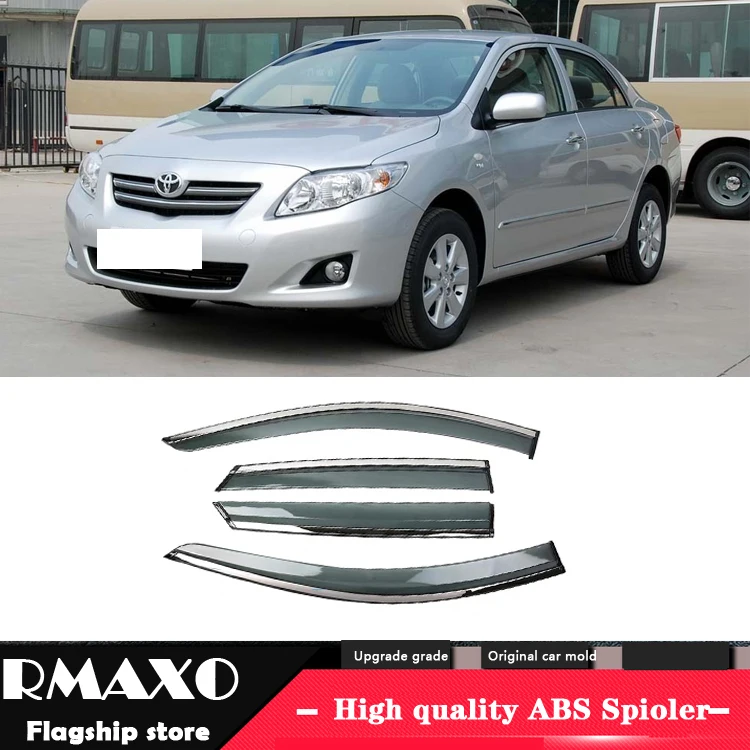 Для Toyota Corolla 2007-2013 пластиковый козырек для окна вентиляционные оттенки Защита от