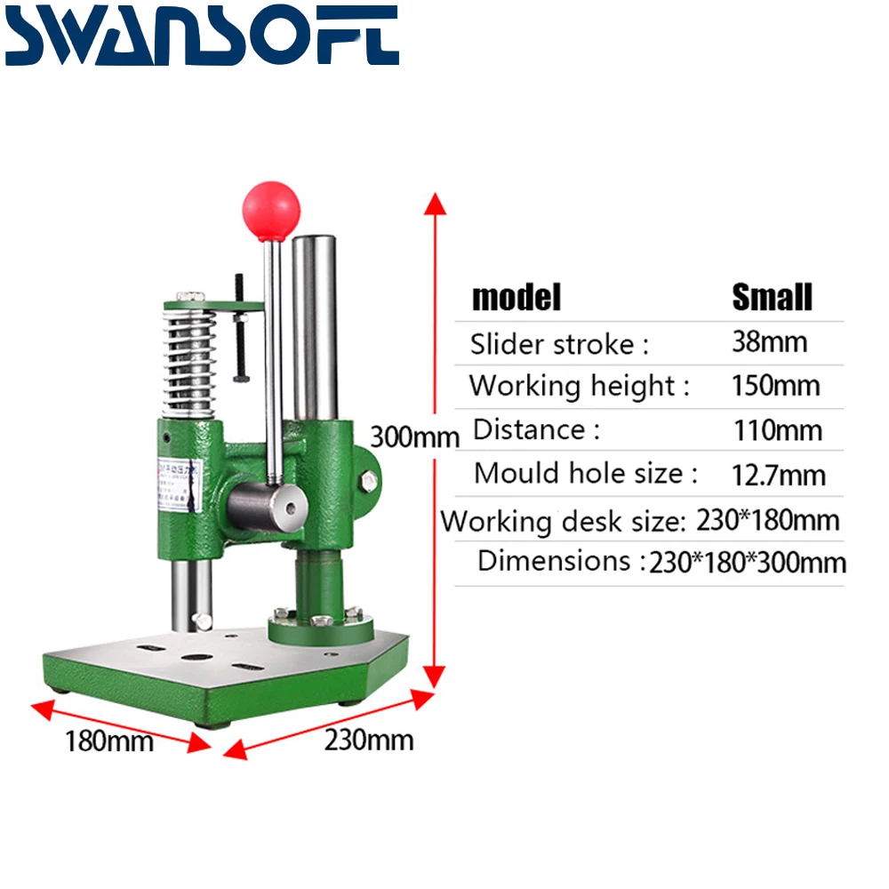 Малый ручной Пробивной промышленный Настольный Ручной пресс для штамповки пива