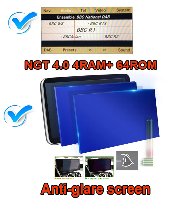 464 Anti-glare 4.5 Android 9,0 автомобильный Dvd Navi плеер для Benz a-класс CLA GLA W176 A160 автомобильный монитор аудио автомобильный приемник gps стерео экран все в одном - Цвет: 464 Anti-glare 4.5