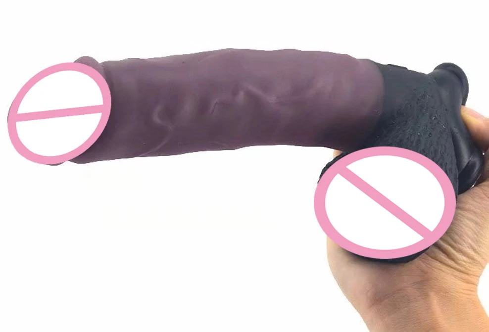 Реалистичный фаллоимитатор силиконовый большой пенис интимные игрушки для