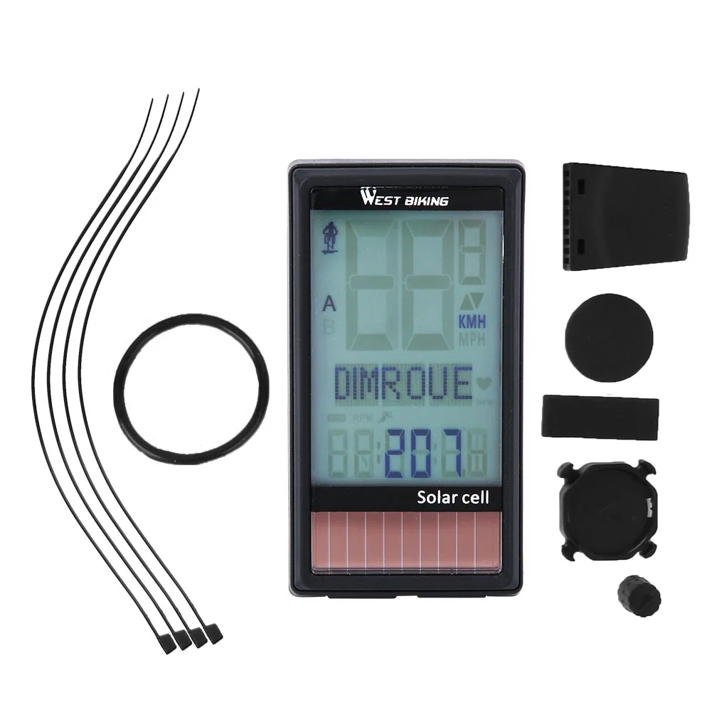 

Mai-Speed PVC Mountain Bicycle Computer Waterproof Road Bike Speedometer Cycling Accessory With Five Languages