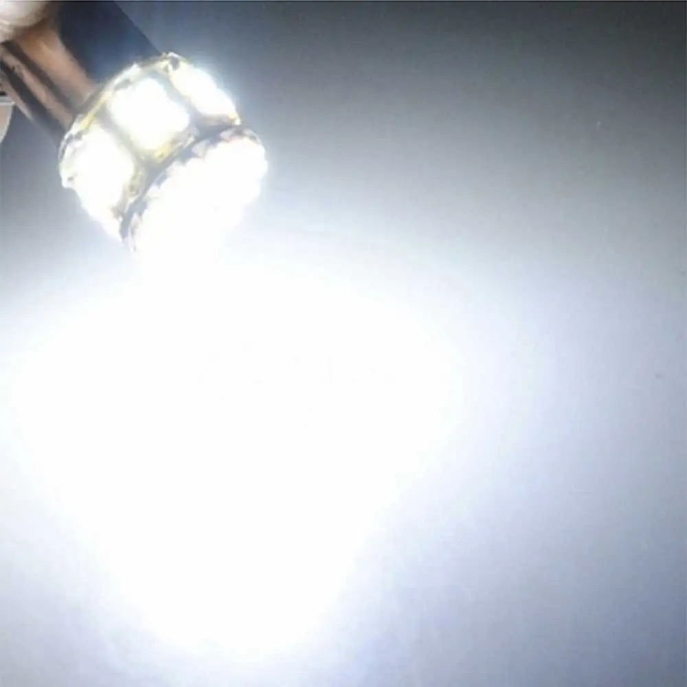 

2 pieces Car LED P21W 1156 BA15S Canbus Error Free White DRL Reverse Light Turn Tail Lights Bulbs 24V Turn Signal Lamp