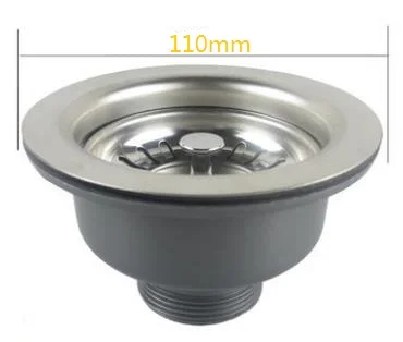 110 мм стальной шариковый сливной фильтр для кухонной раковины|Запчасти