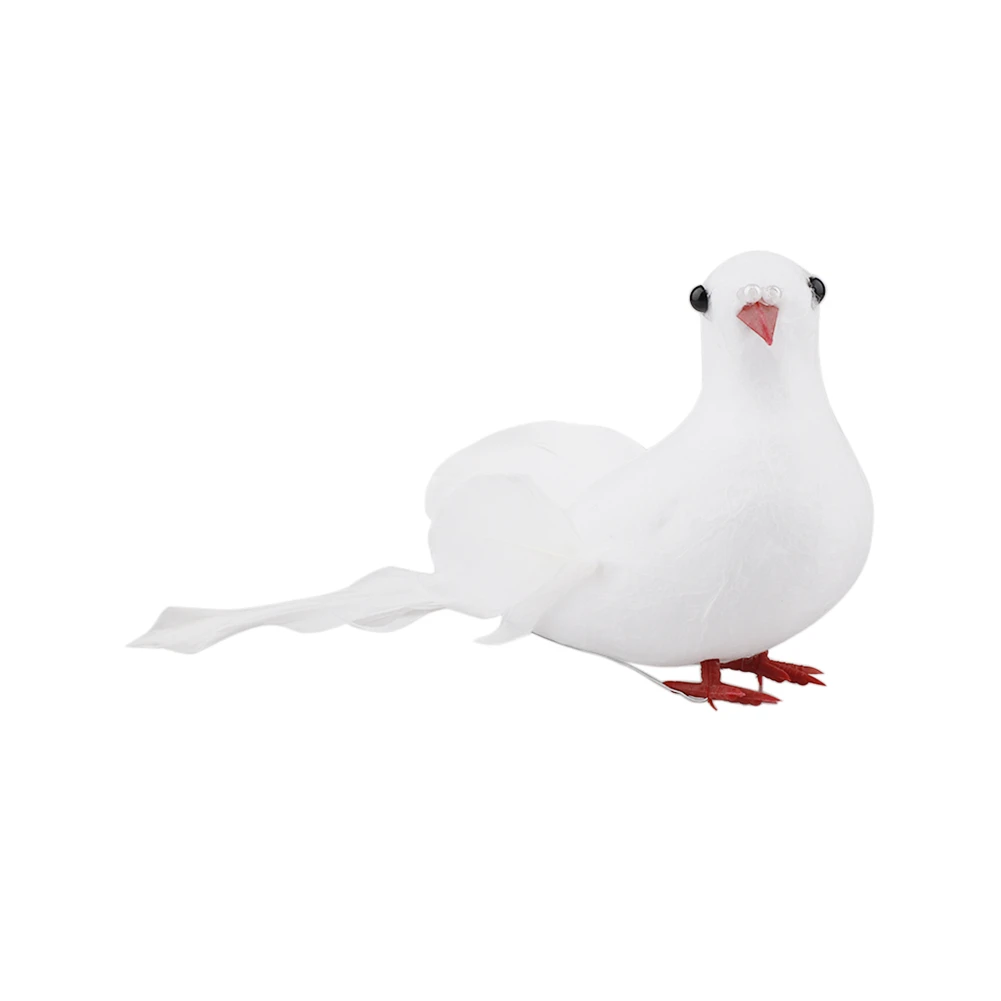 6 шт./3 шт. Декоративные Искусственные белые перья из пенопласта | Дом и сад