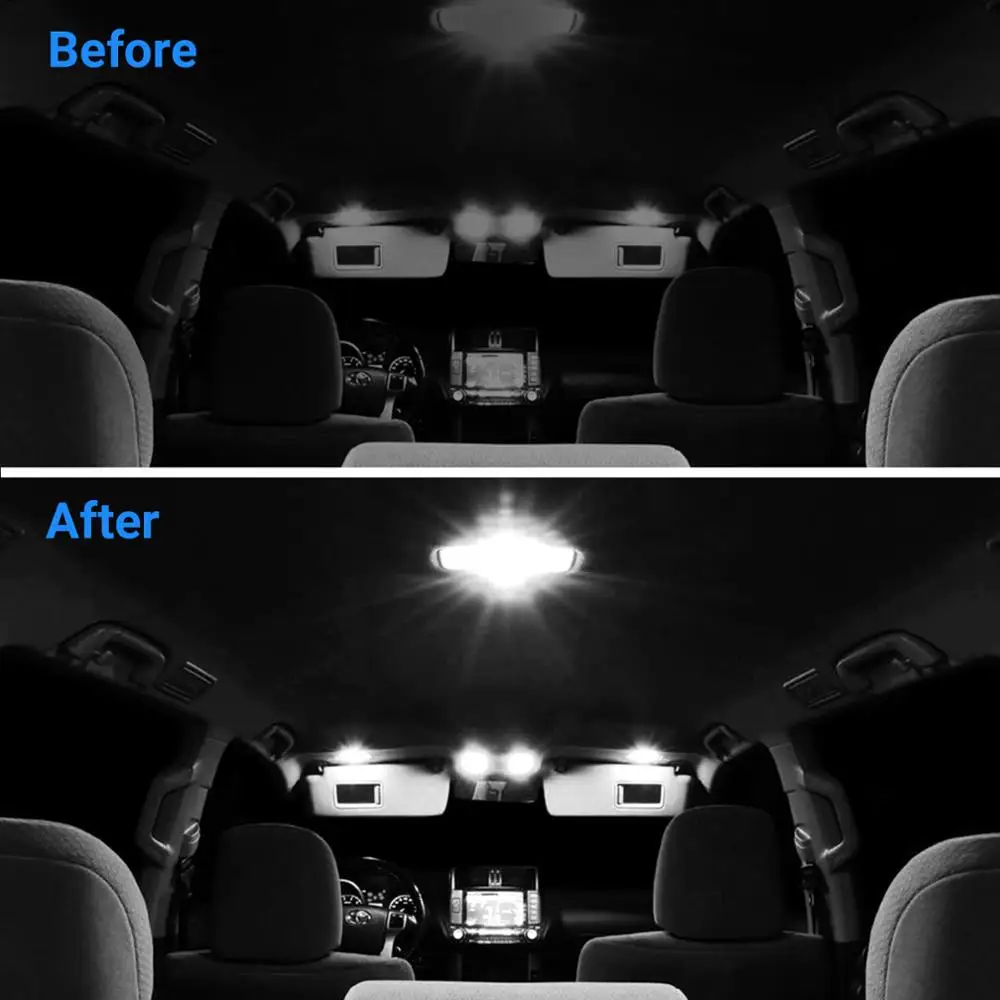 14 шт. авто Интерьер светодиодный светильник лампы Комплект для 2000 2001 2002 2003 2004 2005