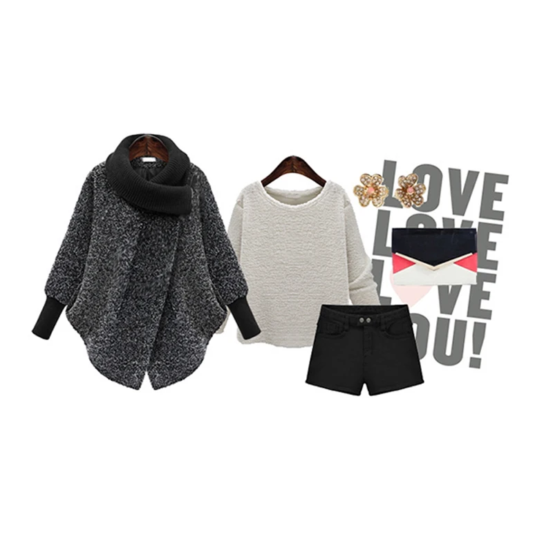 Толстовки для беременных верхняя одежда зимняя модная теплая шерстяная смесь