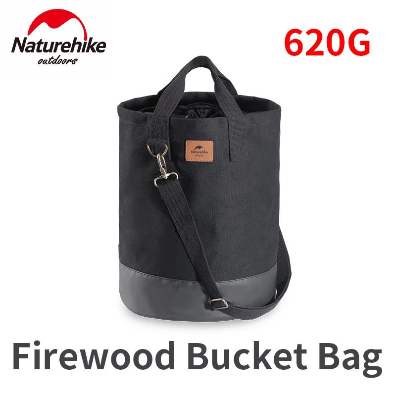 

Naturehike Outdoors Firewood Bucket Bag Portable 34L Cloth Bag PVC Waterproof Camping Sundry Bag Accessories Storage Bag