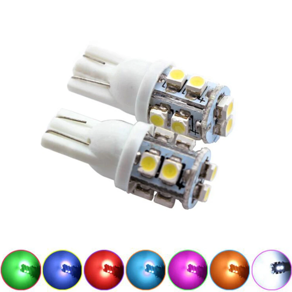 

T10 168 194 W5W 12V Car License Plate Lights 1210 10SMD LED Auto Clearance Lights