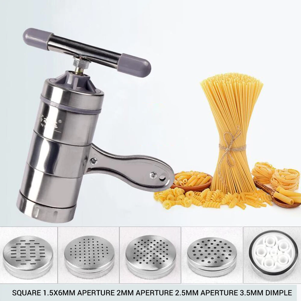 Ручной пресс для лапши из нержавеющей стали машина приготовления макаронных